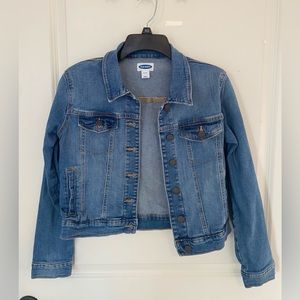 Old Navy Girls Medium Wash Jean Jacket Size XL(14)